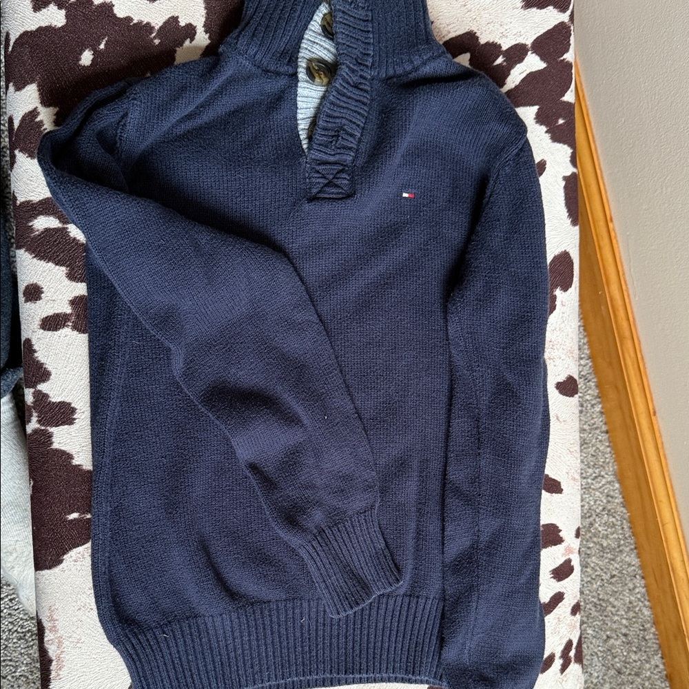 Tommy Hilfiger Navy Pullover Sweater